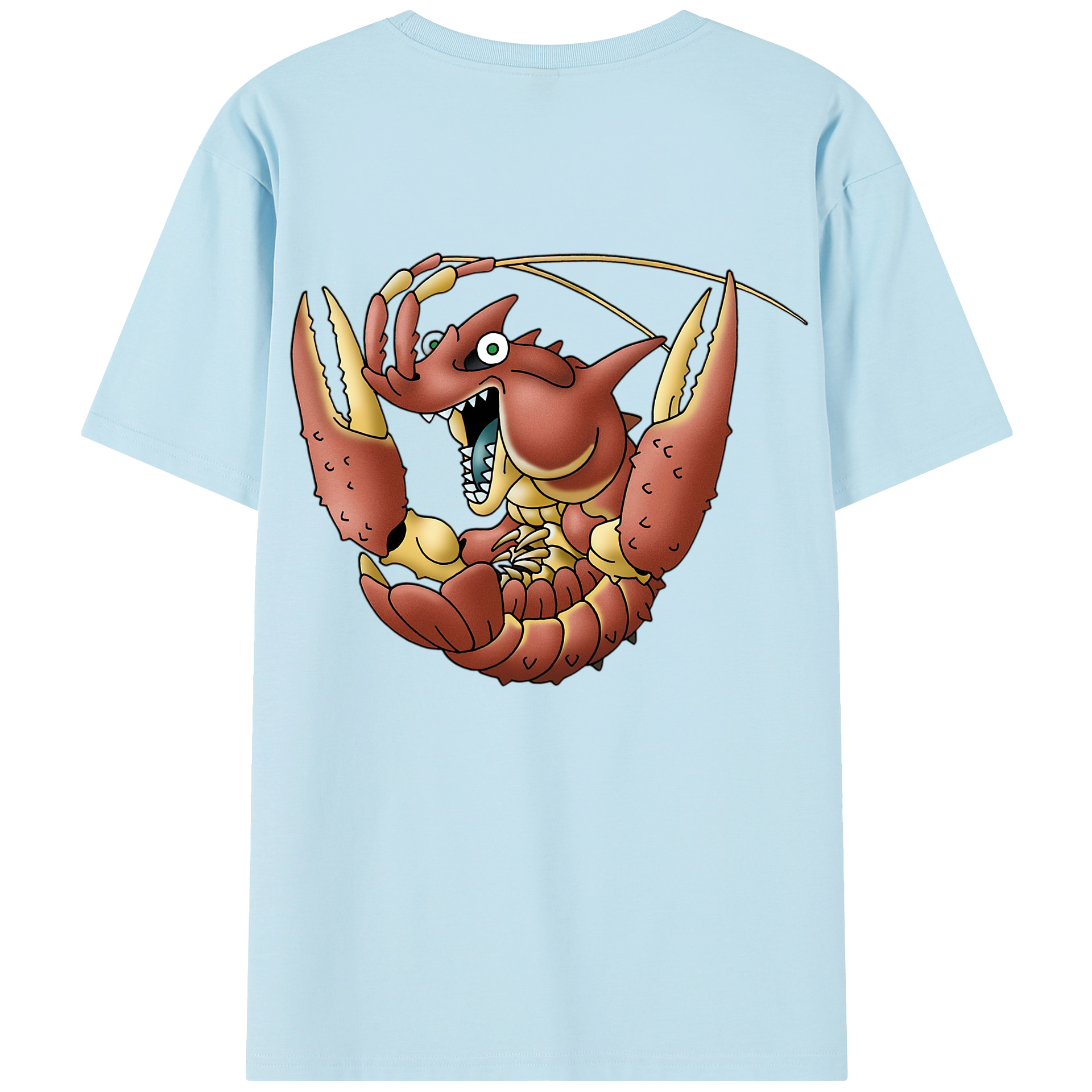 （画像用） ドラゴンクエスト Doragon Kuesuto Dragon Quest 綿100％半袖Tシャツ（背面プリント）